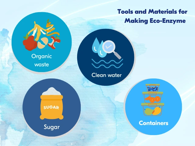 Tools and Materials for Making Eco-Enzyme