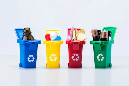 Macam-macam tempat sampah berdasarkan jenis sampahnya