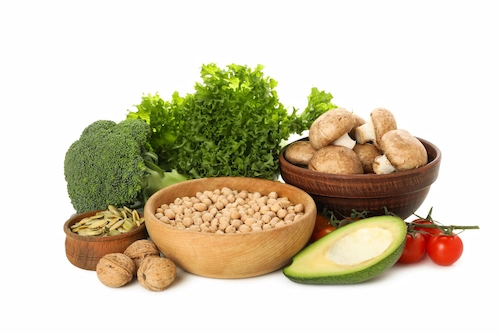 Kumpulan produk protein vegan